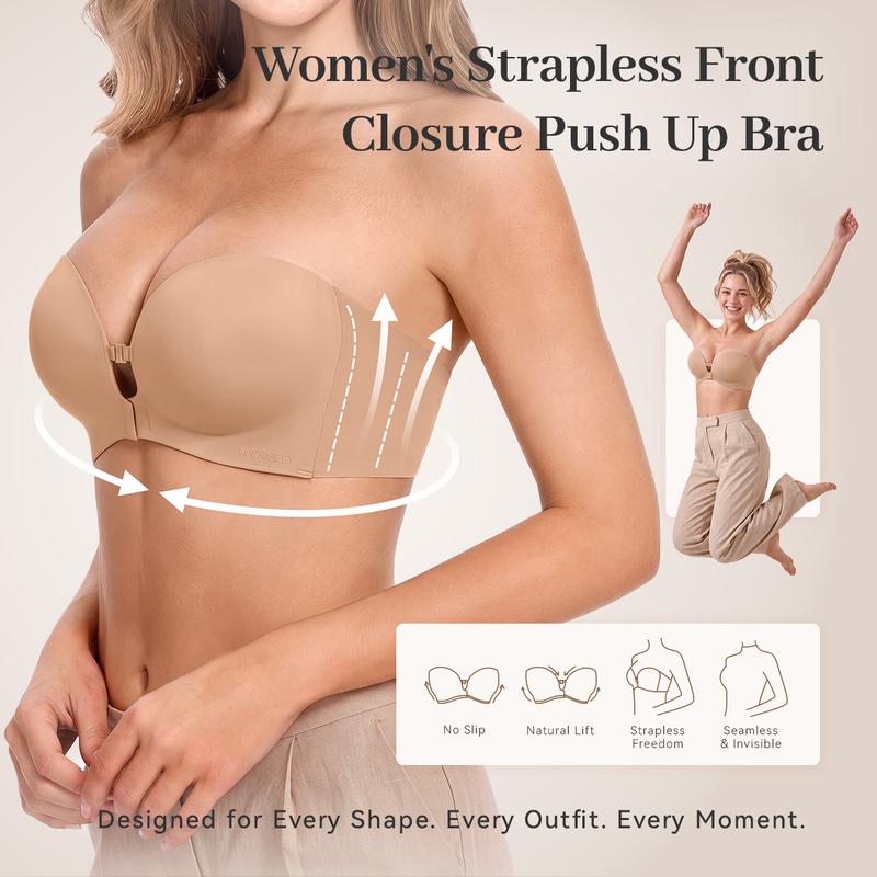 StayLift™ – Strapless Push-Up That Won't Budge