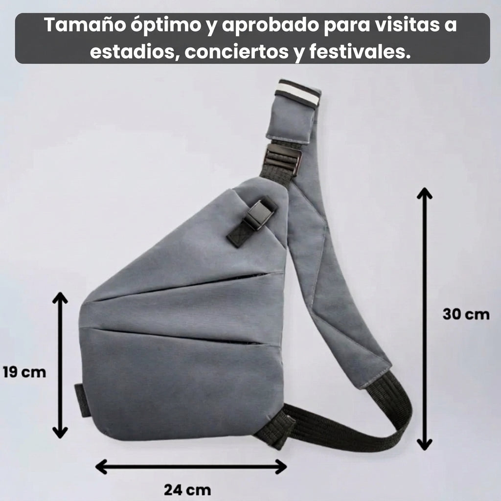 Bolso bandolera antirrobo