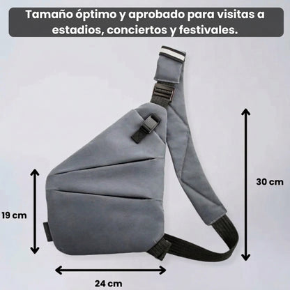 Bolso bandolera antirrobo