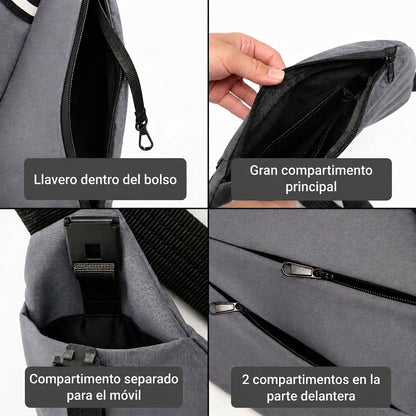 Bolso bandolera antirrobo