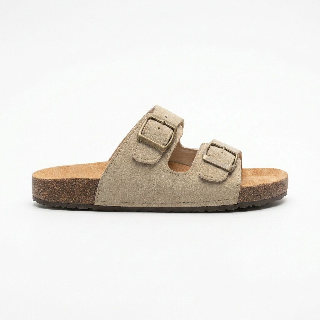 Sandalia Belmara beige perfil interior