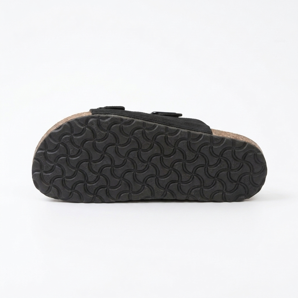 Sandalia Belmara negra suela antideslizante