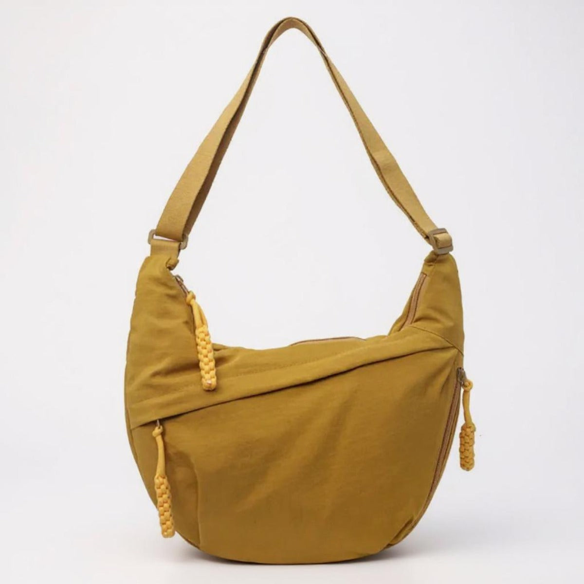 Elina crescent sling bag in Mustard