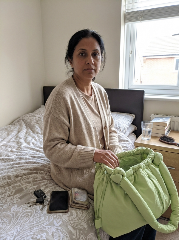 Customer photo of the Elina padded soft tote bag